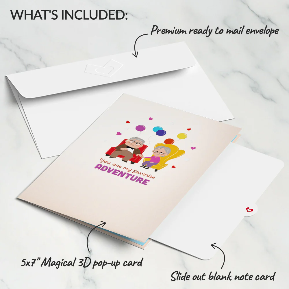 Disney and Pixar Up My Greatest Adventure Valentine Pop-Up Card - Image 5