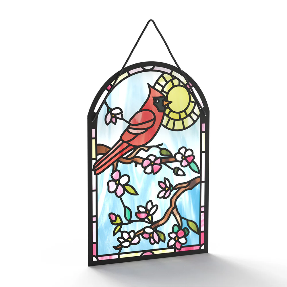 Sending Sunshine Cardinal Suncatcher Card - Image 3