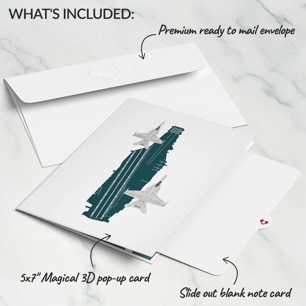U.S. Aircraft Carrier Pop-Up Card - Image 5